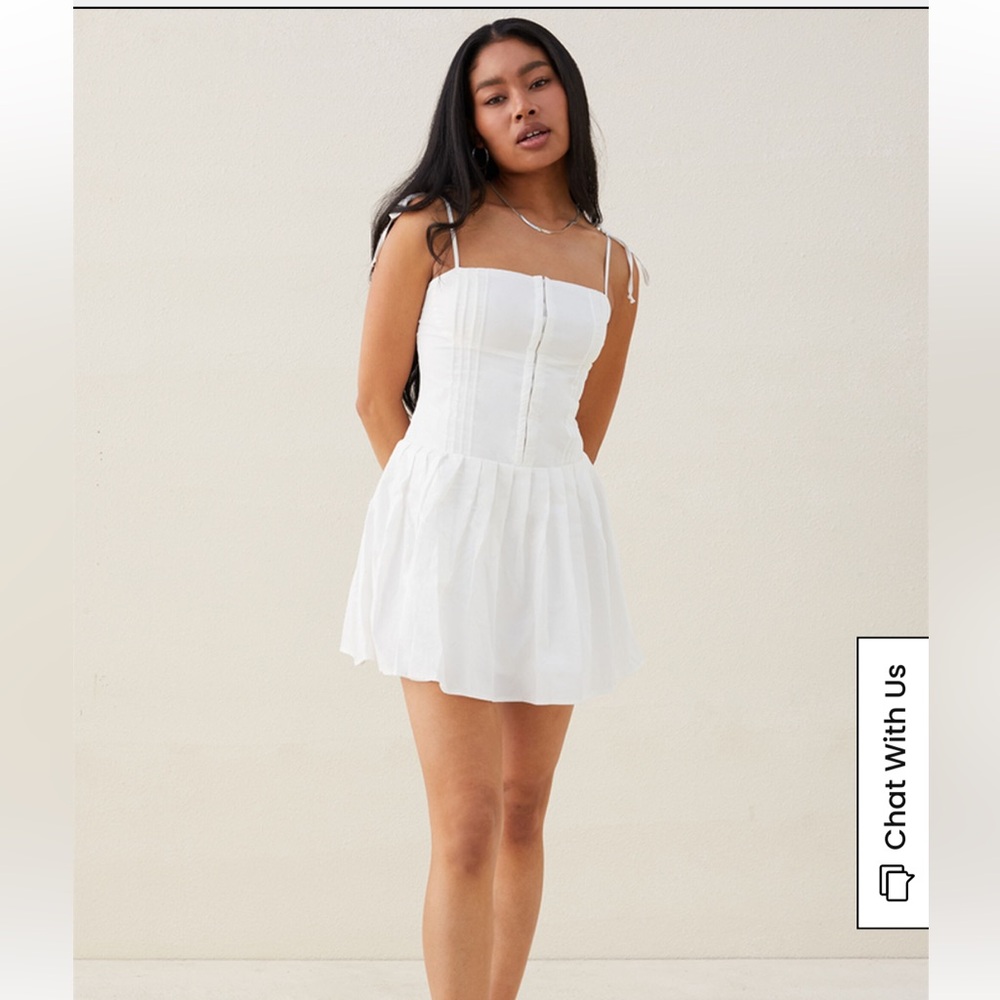 NWT PacSun Beverly and Beck Bella Corset Tie Strap Mini Dress